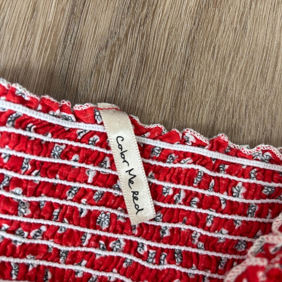 Color me red sleeveless boho top ❤️ - Picture 3 of 4